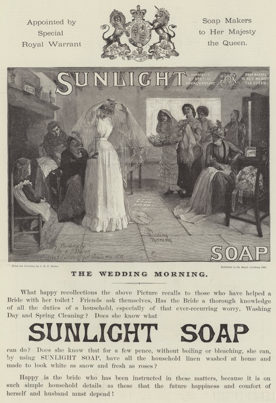 Anuncio, Jabón Sunlight de John Henry Frederick Bacon