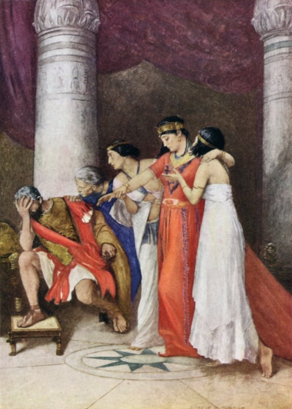 Antonio y Cleopatra de John Henry Frederick after Bacon