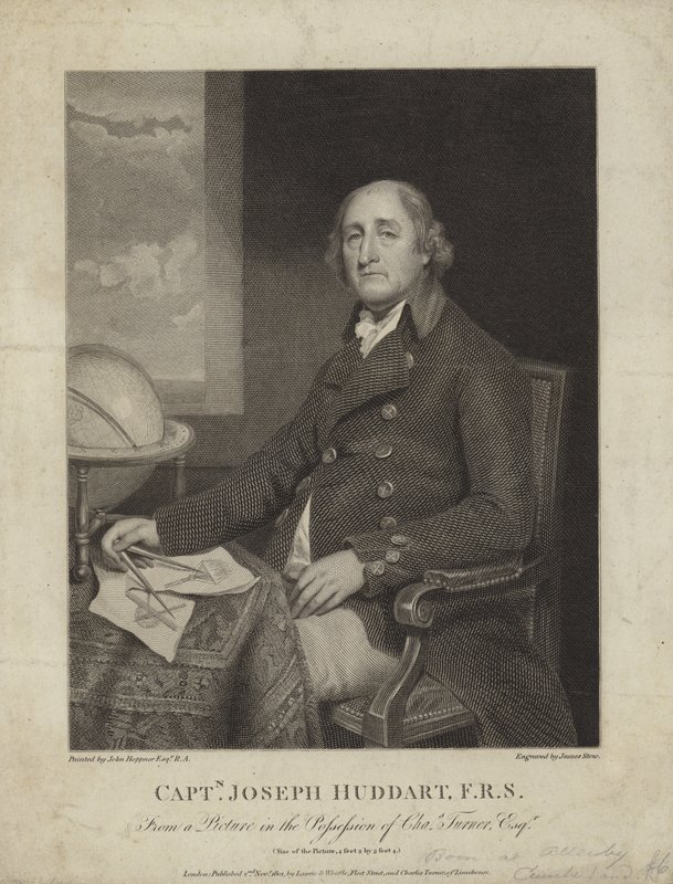 Capitán Joseph Huddart de John Hoppner