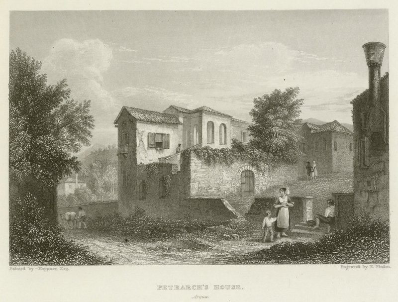 Casa de Petrarca, Arqua de John Hoppner