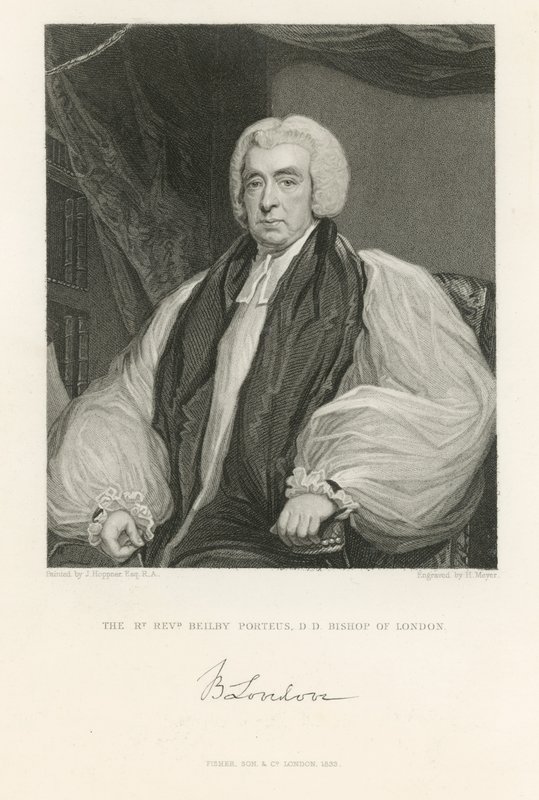 Retrato de Beilby Porteus de John Hoppner
