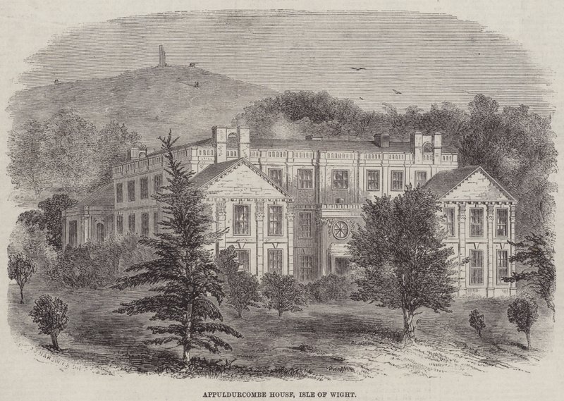 Casa Appuldurcombe, Isla de Wight de John Jessop Hardwick