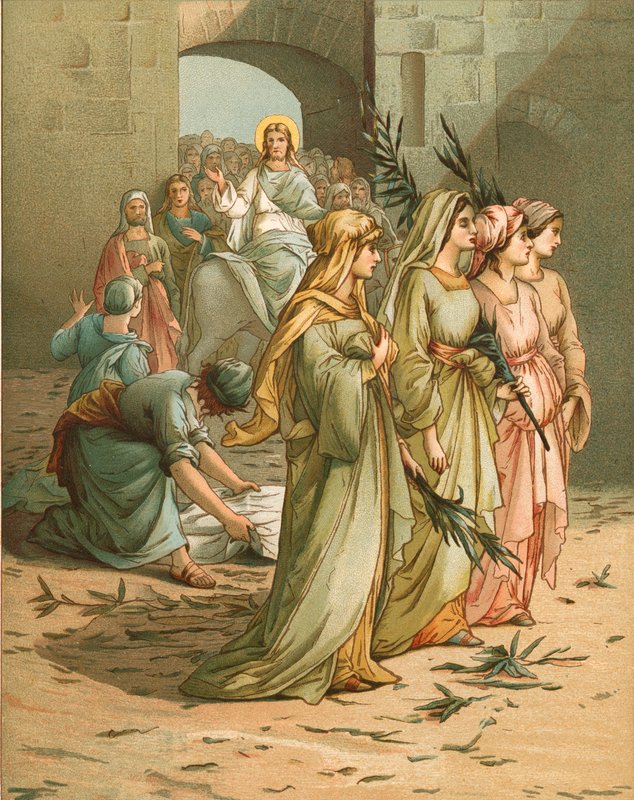 Cristo llegando a Jerusalén de John Lawson