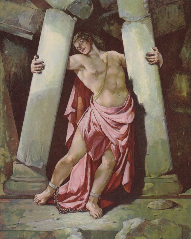 Sansón rompiendo las columnas de John Lawson