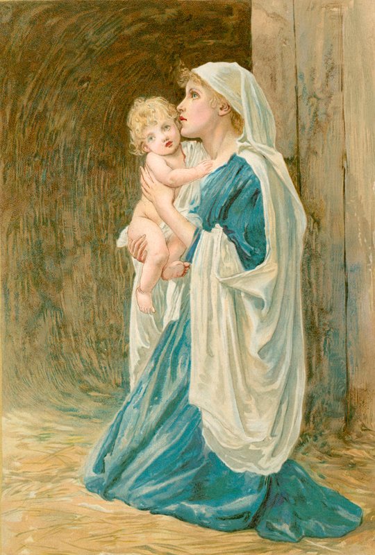 La Virgen María con Jesús de John Lawson