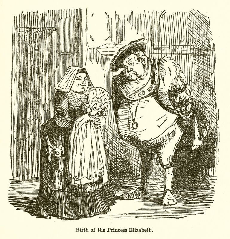 Nacimiento de la Princesa Isabel de John Leech