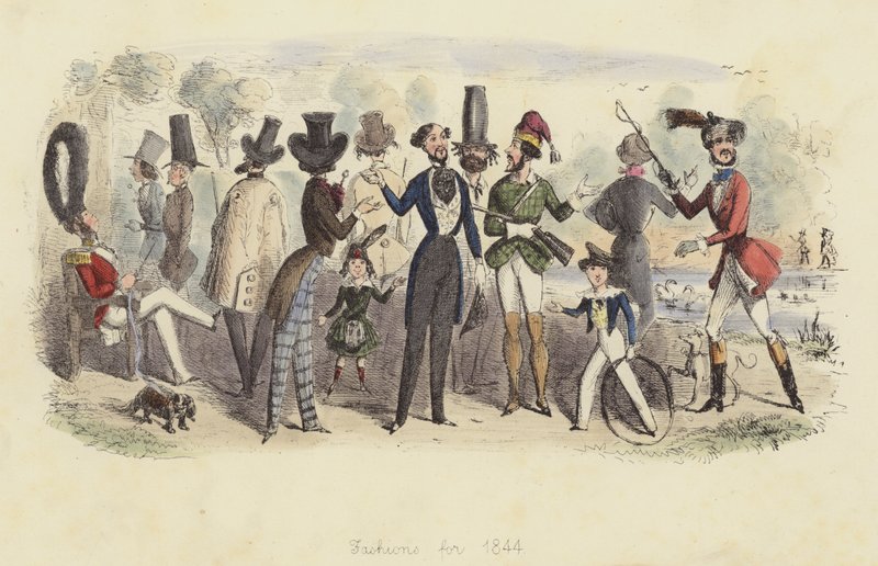 Modas para 1844 de John Leech