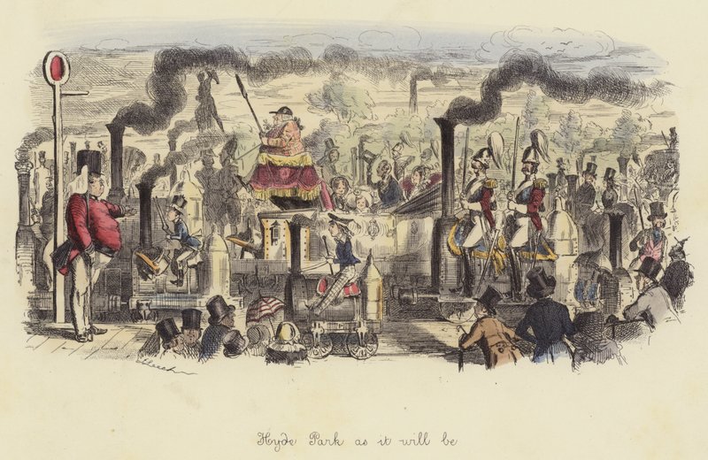 Hyde Park como será de John Leech