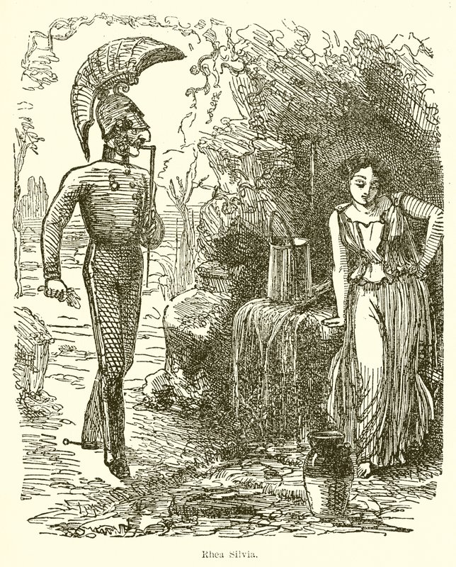 Rhea Silvia de John Leech