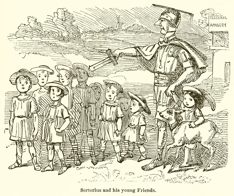 Sertorio y sus jóvenes amigos de John Leech