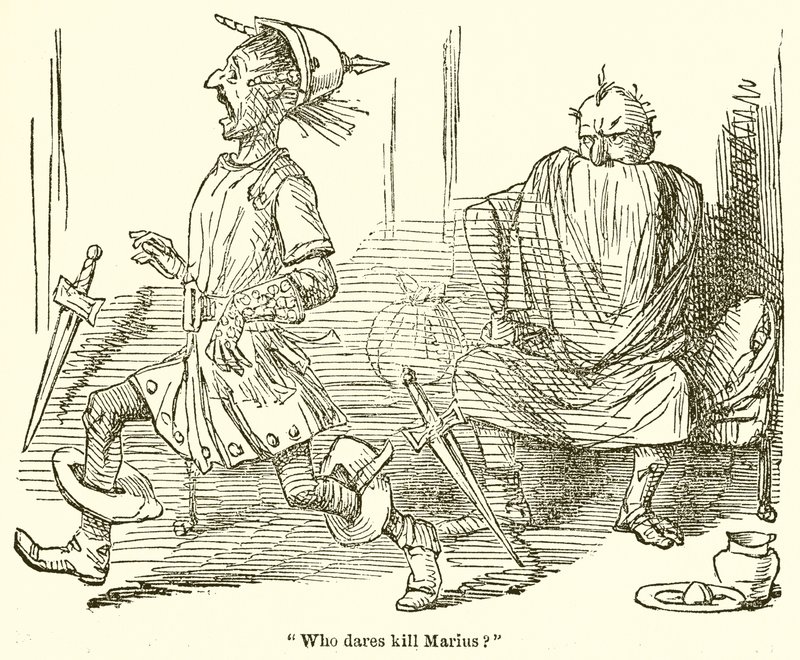 ¿Quién se atreve a matar a Marius? de John Leech