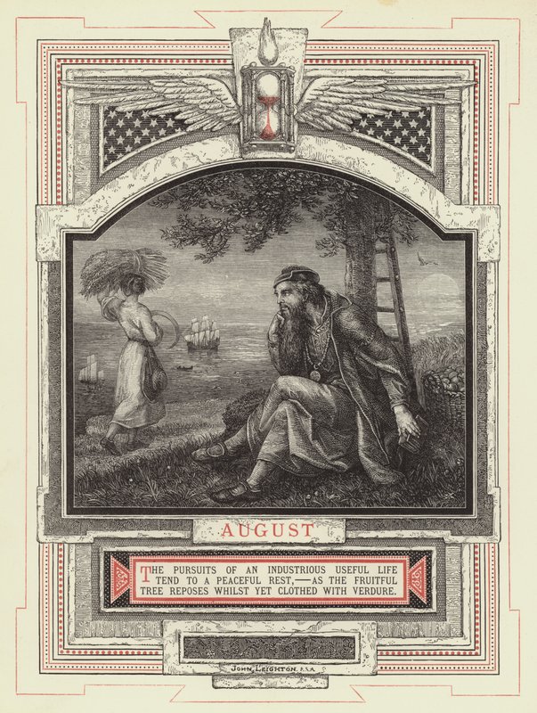 Agosto de John Leighton