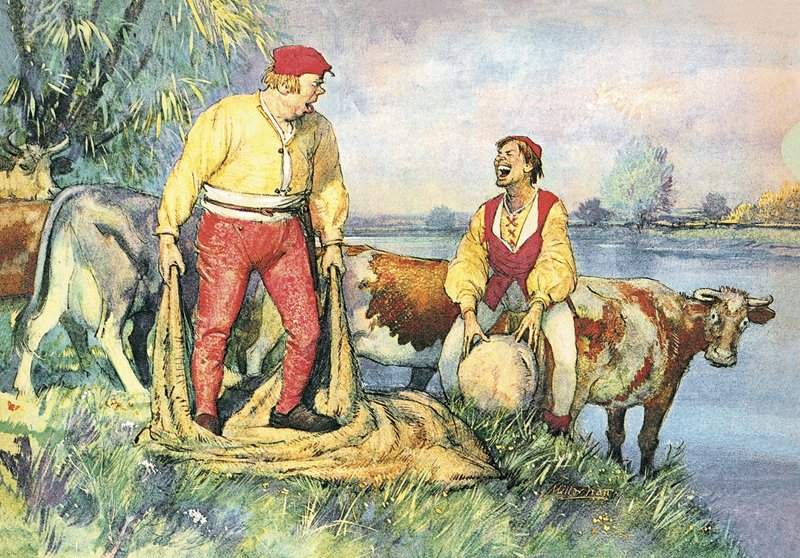 Gran Claus y Pequeño Claus de John Millar Watt