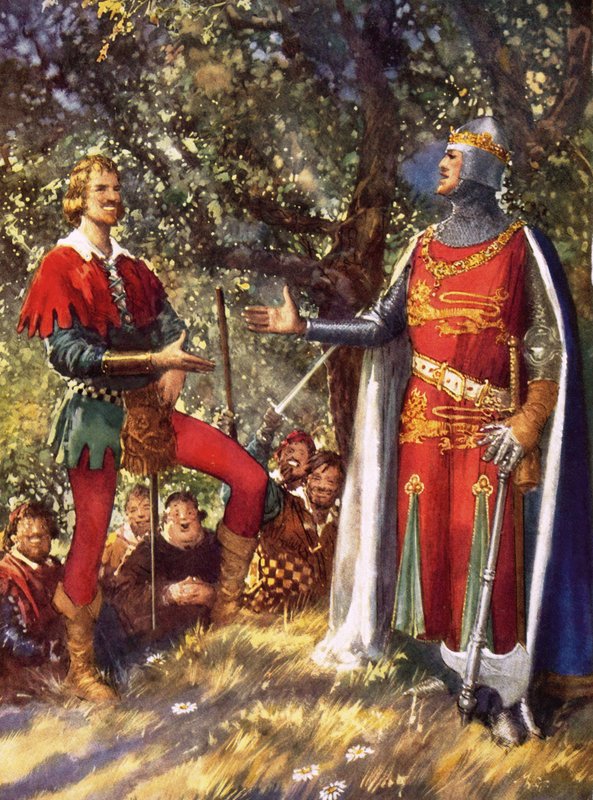 Robin Hood y Ricardo Corazón de León de John Millar Watt