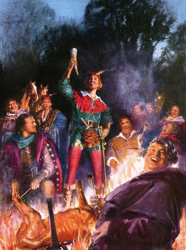 Robin Hood y sus hombres alegres de John Millar Watt