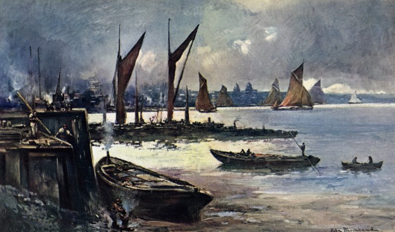Greenwich (litografía en color) de John Muirhead