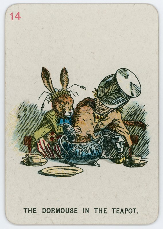 El lirón en la tetera de John Tenniel
