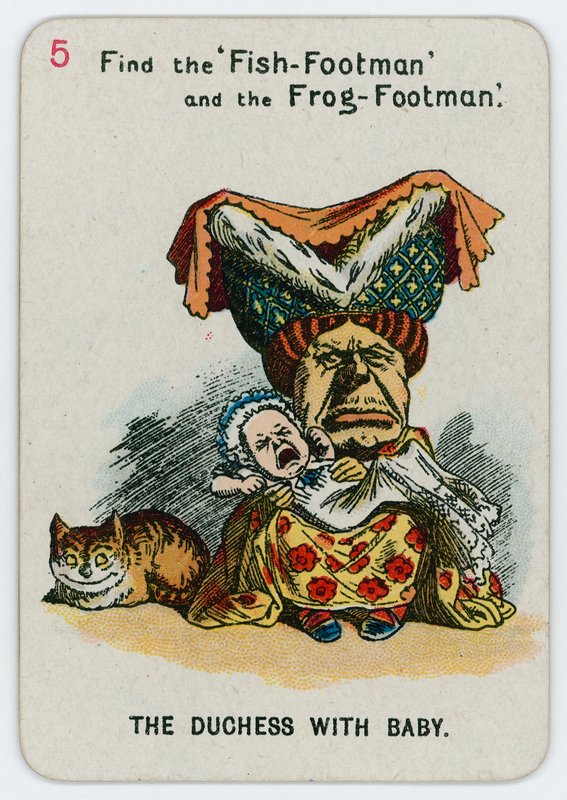 La Duquesa con Bebé de John Tenniel