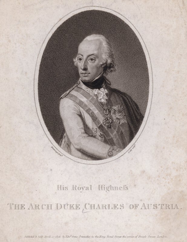 Archiduque Carlos, Duque de Teschen, soldado austriaco de Josef Kreutzinger