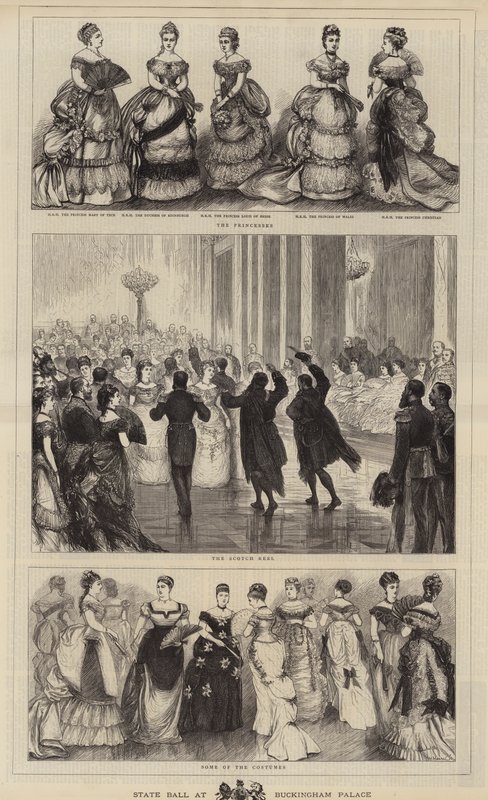 Baile de Estado en el Palacio de Buckingham de Joseph Nash