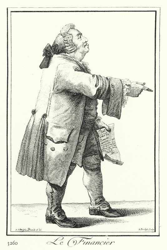 El financiero de Joseph Franz von (after) Goez