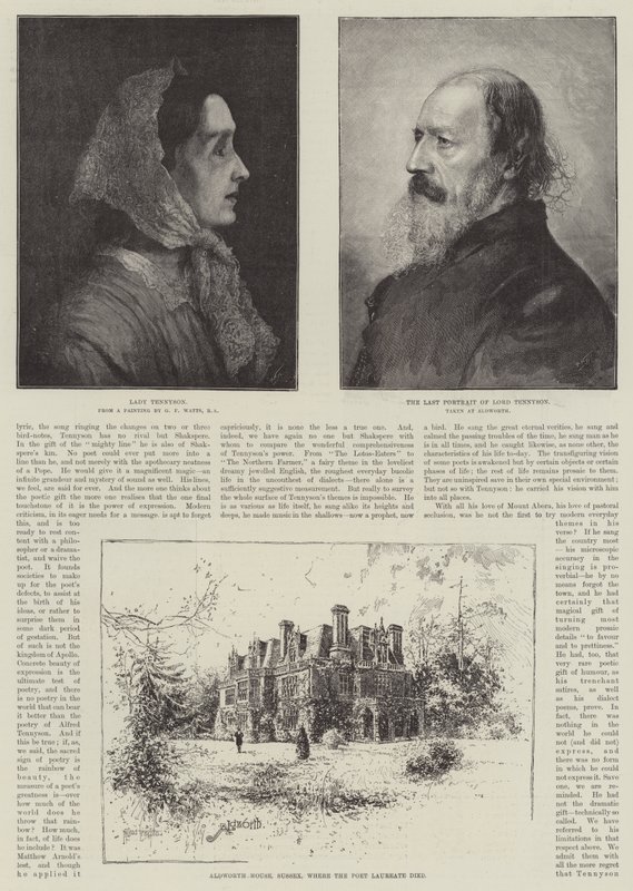 Alfred, Barón Tennyson, Poeta Laureado de Joseph Holland Tringham
