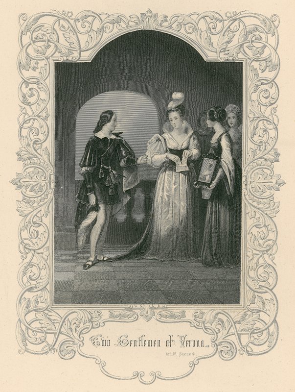 Dos caballeros de Verona de Joseph Kenny Meadows