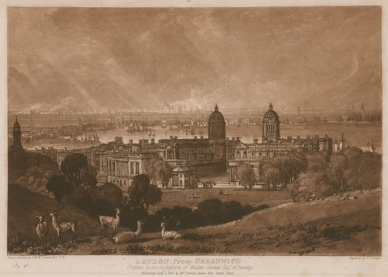 Londres desde Greenwich de Joseph Mallord William Turner