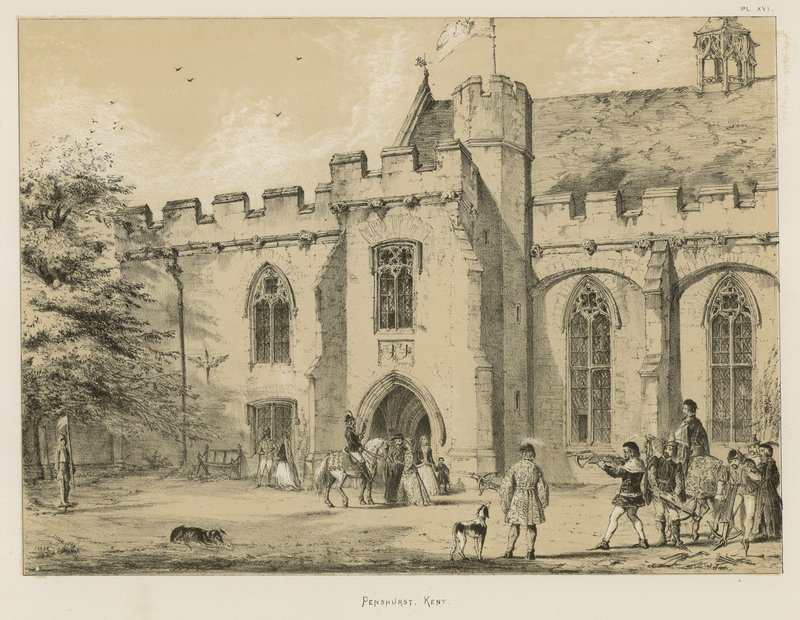 Penshurst, Kent de Joseph Nash