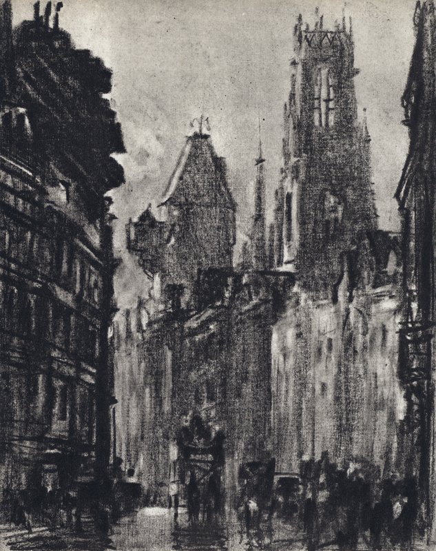 Fleet Street de Joseph Pennell