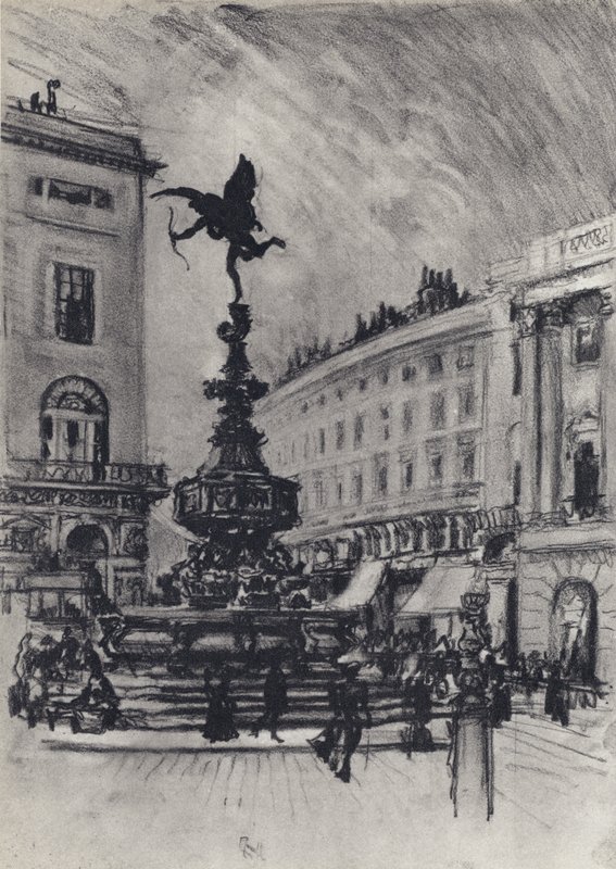 Piccadilly Circus de Joseph Pennell