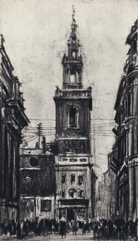 San Esteban, Walbrook de Joseph Pennell