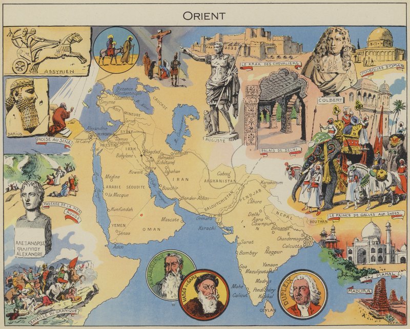 Orient (litografía en color) de Joseph Porphyre Pinchon