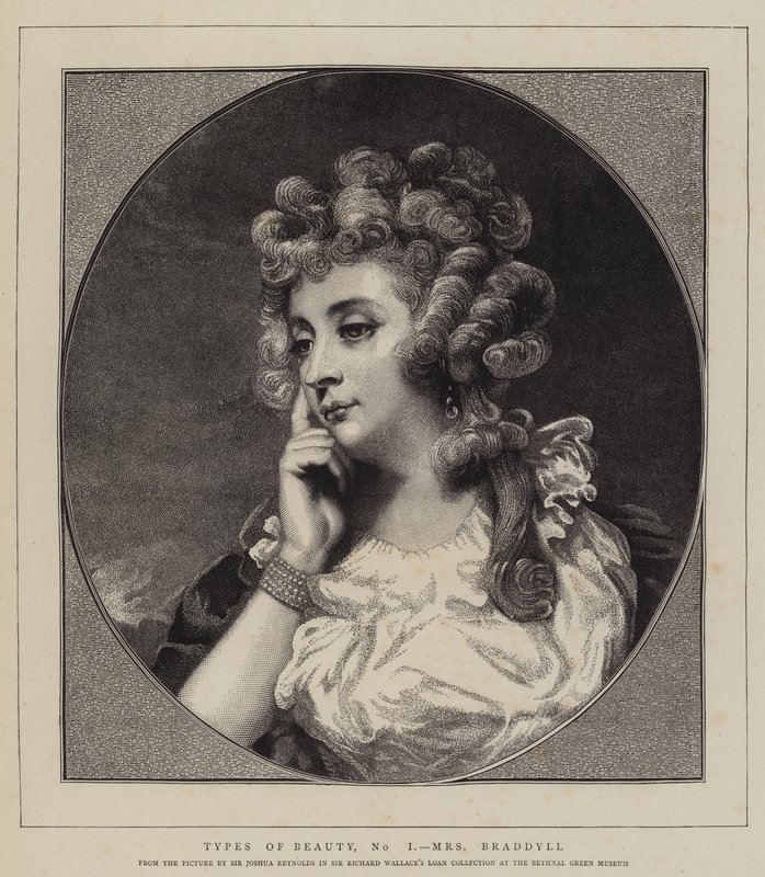 Tipos de belleza, No I, Sra. Braddyll de Joshua Reynolds