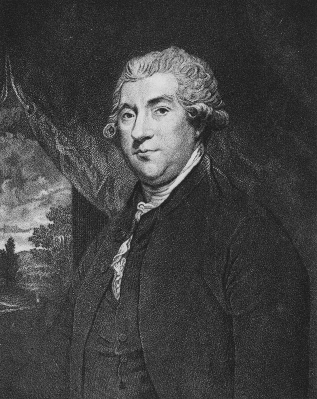 James Boswell, retrato de Joshua (after) Reynolds