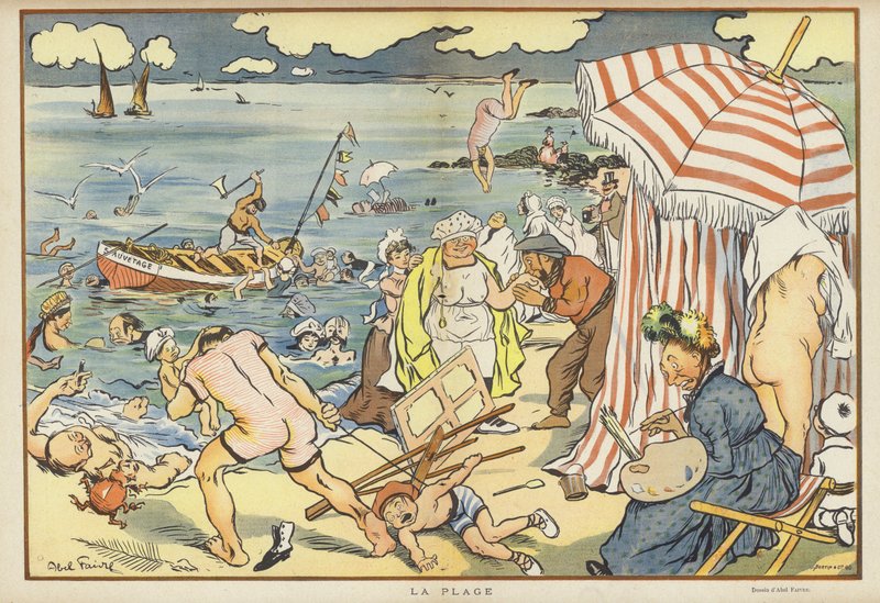 Ilustración para Le Rire de Jules Abel Faivre