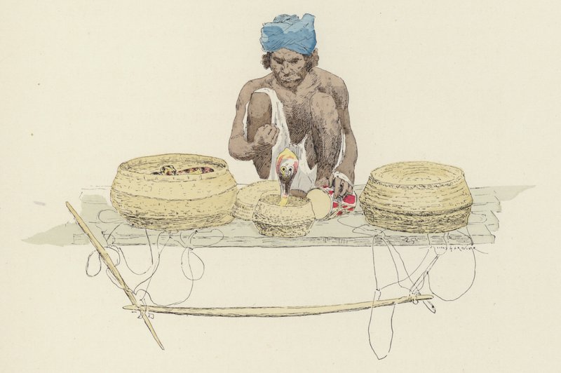 Encantador de serpientes de Jules Arsene Garnier