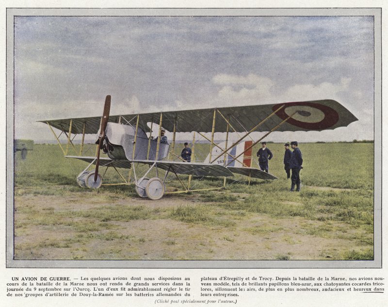 Un Avión de Guerra de Jules Gervais Courtellemont