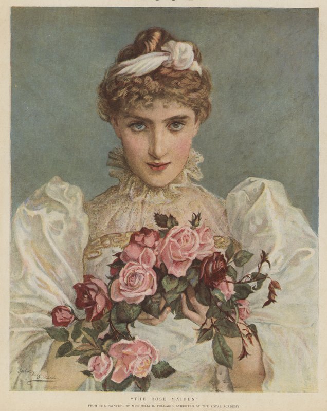 La doncella de la rosa de Julia Bracewell Folkard
