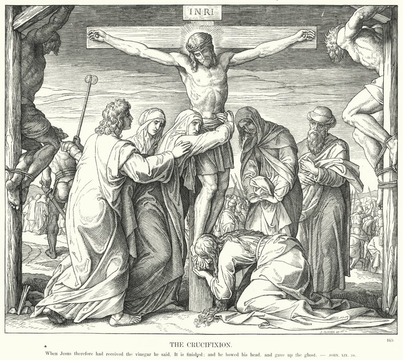 La crucifixión de Julius (after) Schnorr von Carolsfeld