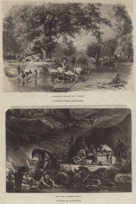 Bellas Artes en la Gran Exposición de París de Karl Girardet