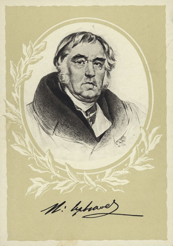 Iván Krylov, fabulista ruso de Karl Pavlovich Bryullov