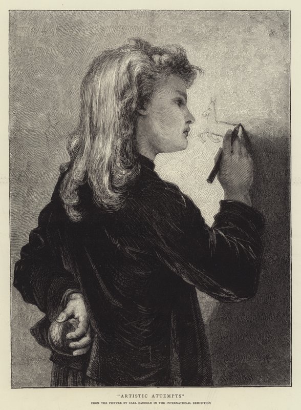 Intentos artísticos de Karl Wilhelm Friedrich Bauerle