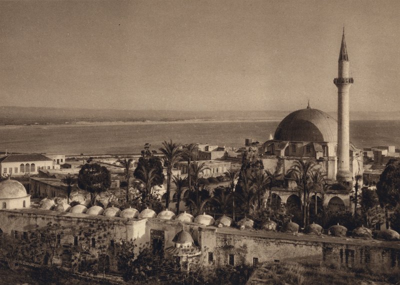 Acre, Mezquita (foto b/n) de Karl Grober