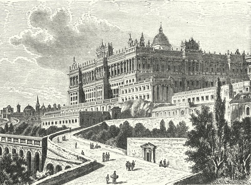 Palacio Real, Madrid, España de Karl Muller