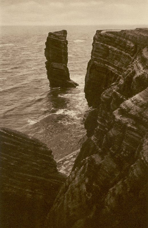 Helgoland (foto en blanco y negro) de Kurt Hielscher