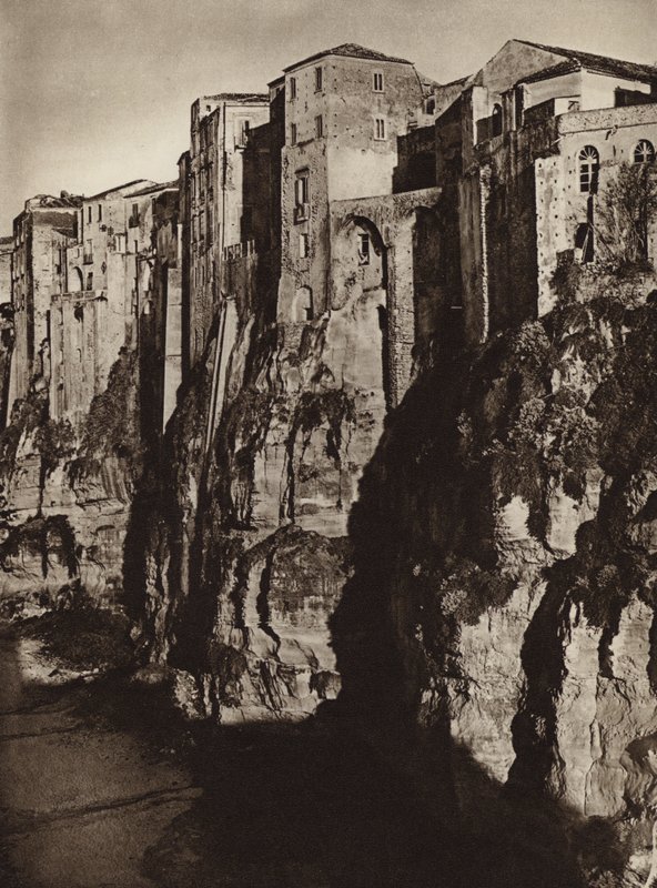 Italia: Tropea (foto b/n) de Kurt Hielscher