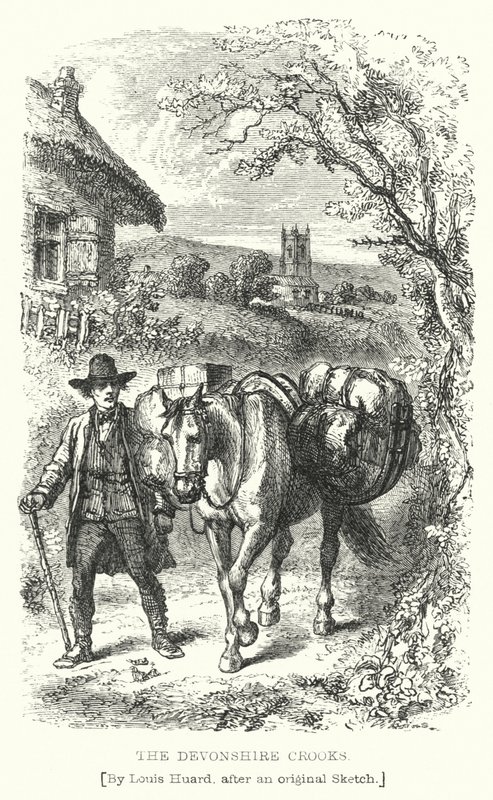 Los ladrones de Devonshire (grabado) de L. Huard
