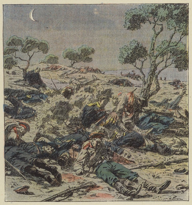 Después de un combate a la bayoneta de L. Malespine
