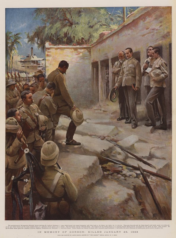 En memoria de Gordon, muerto el 26 de enero de 1885 de Lance Calkin
